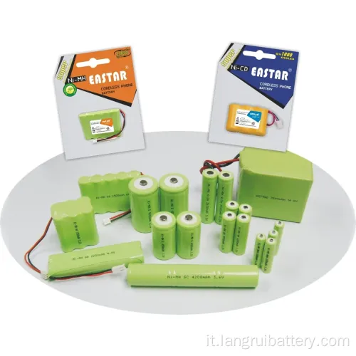 Batteria NIMH 1.2V 1100 mAh